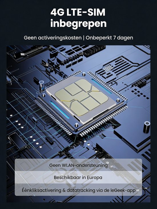 ieGeek - 4G Solar Buiten Camera met Nachtzicht en Zonnepaneel - Geen Wifi Nodig - Beveiligingscamera Draadloos Buiten - Stalcamera - Securitycamera - Magnetische Bevestiging - incl. SIM kaart — afbeelding 3
