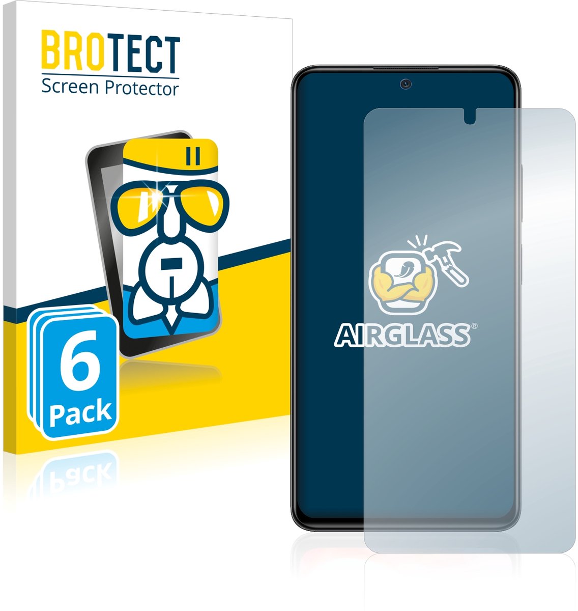 Screenprotector 6 Stuks voor Xiaomi Redmi Note 11 Pro Beschermglas transparant