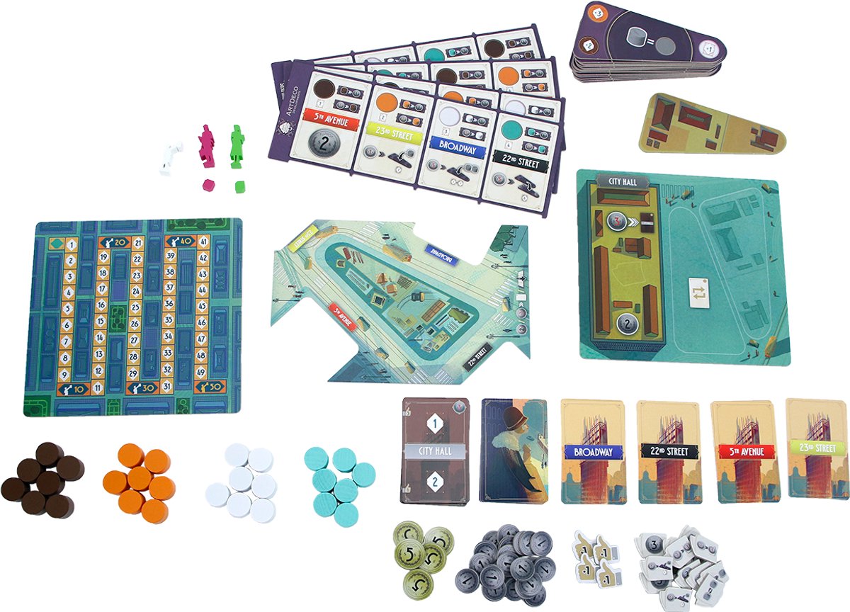 999 Games Flatiron Bordspel: prijswinnend gezelschapsspel thumbnail 7