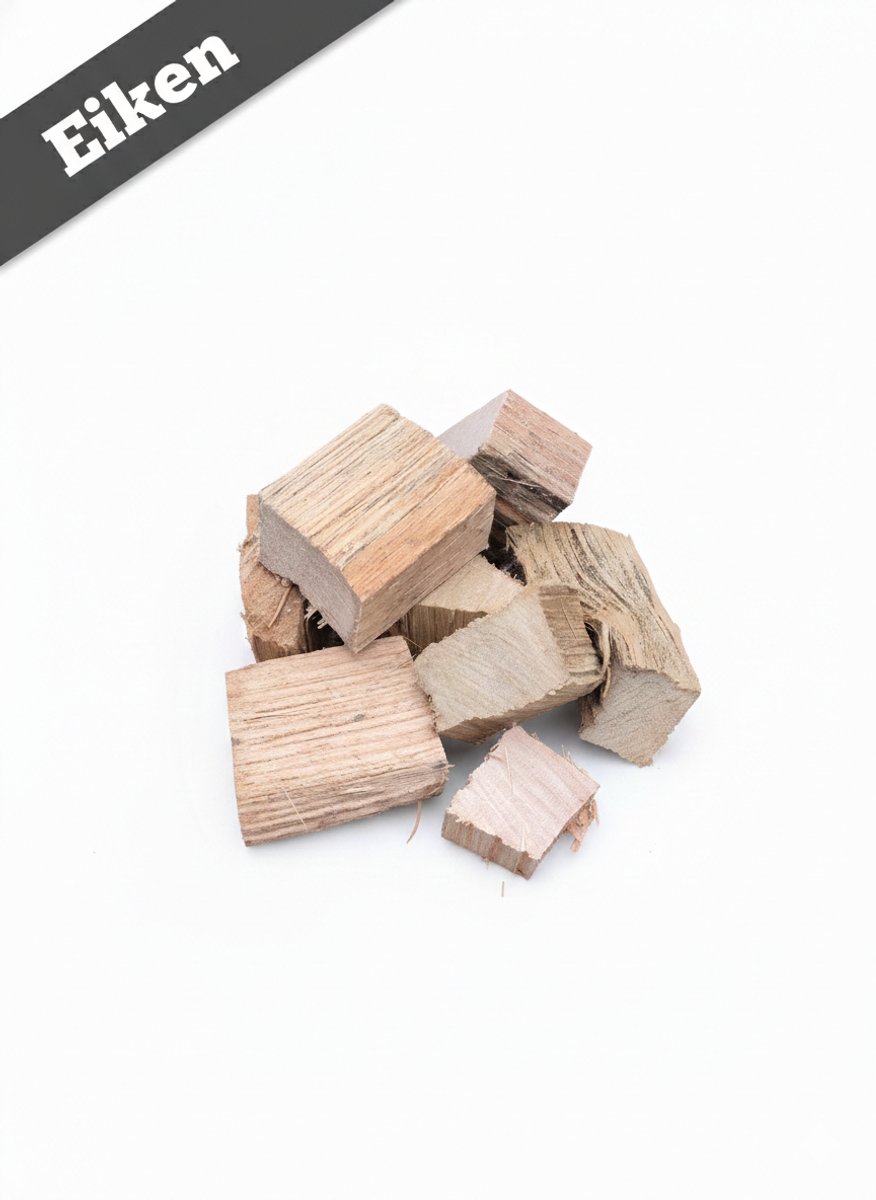Eiken rookhoutchunks 2 x 1kg