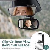Clip-On Baby Autospiegel – Achteruitkijkspiegel voor Baby’s - Verstelbaar - Lichtgewicht