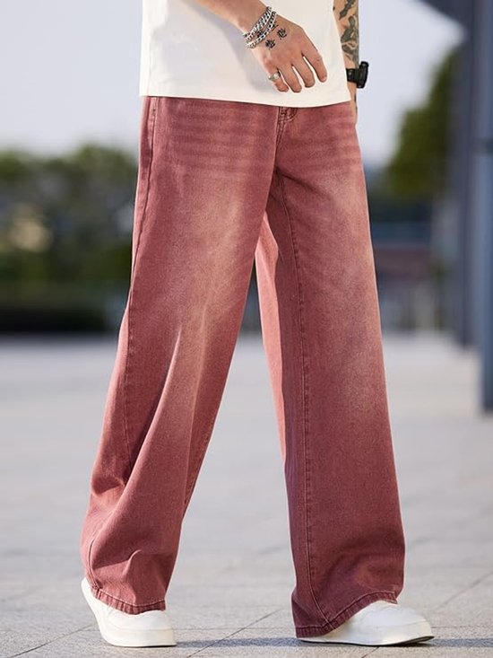 perdontoo Casual harembroek voor heren, modieuze print, wijde pijpen, baggy broek, Kleur 12, L