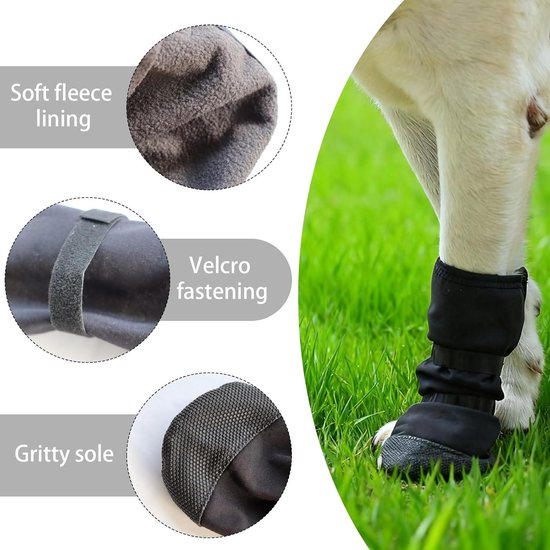 1 Paar Hondensokken – Antislip, Ademend – Bescherming Voor Gewonde Of Gevoelige Poten – 3 Maten (S/M/L)