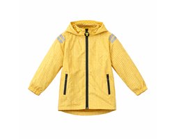Ducksday - Regenjas voor kinderen- kleuters - Yellow falcon - 92/98 - promo - VALT GROOT