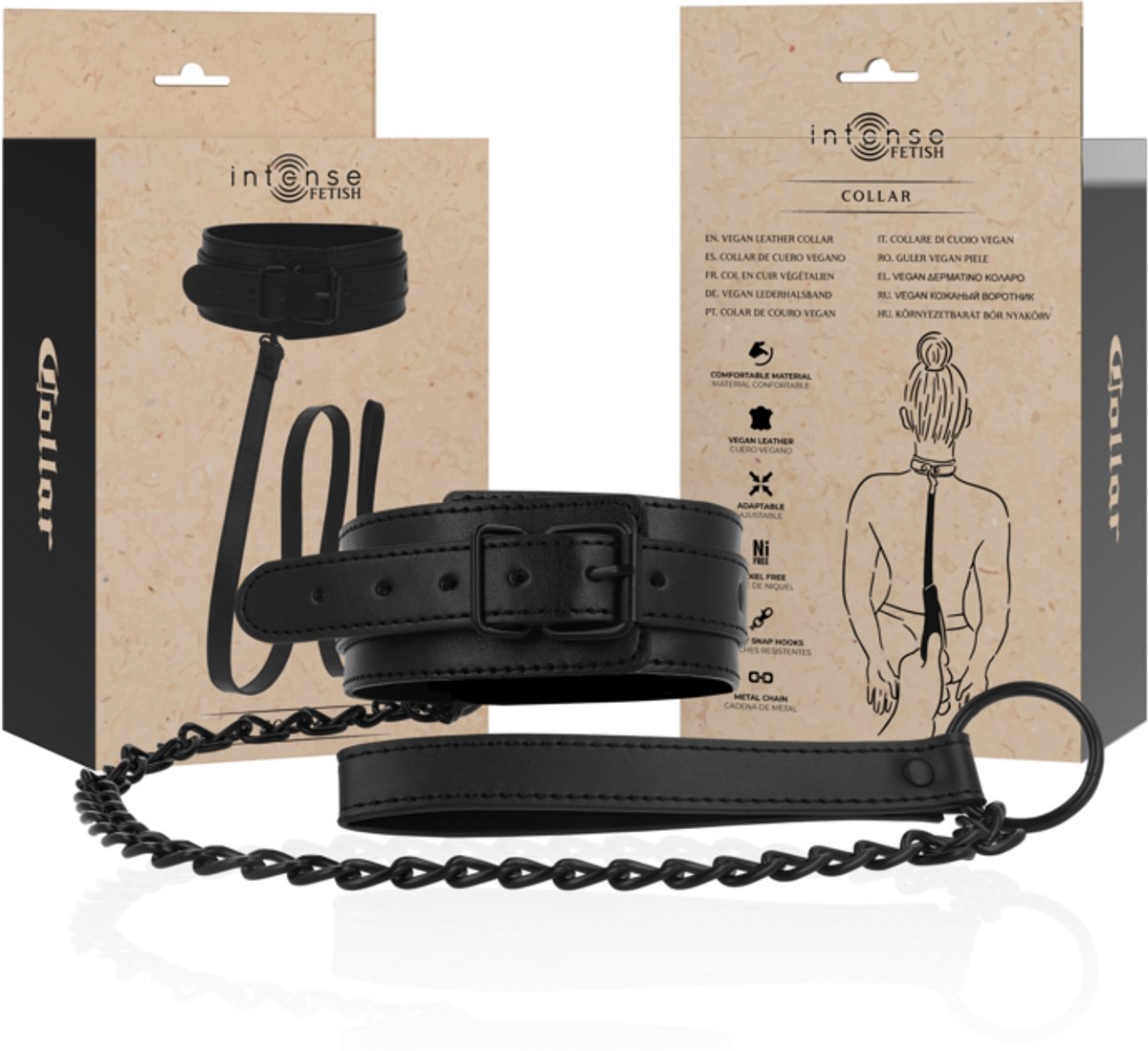 Intense - Fetish Vegan Leather Collar