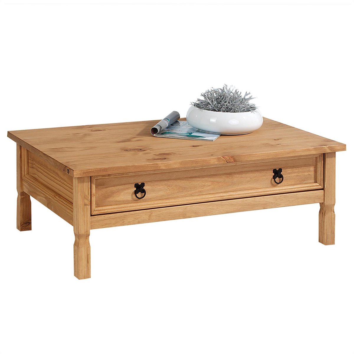 Salontafel Tequila massief grenen gebeitst gewaxt