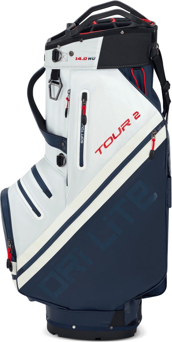 BIG MAX Dri Lite Tour 2 Golftas - 10 Inch Top - 14-Way Divider - XL Puttervak - Waterafstotend van Merkloos — afbeelding 2
