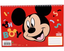 Disney Mickey Mouse Oh Boy Schetsboek – A4 – Spiraal – 30 Vellen