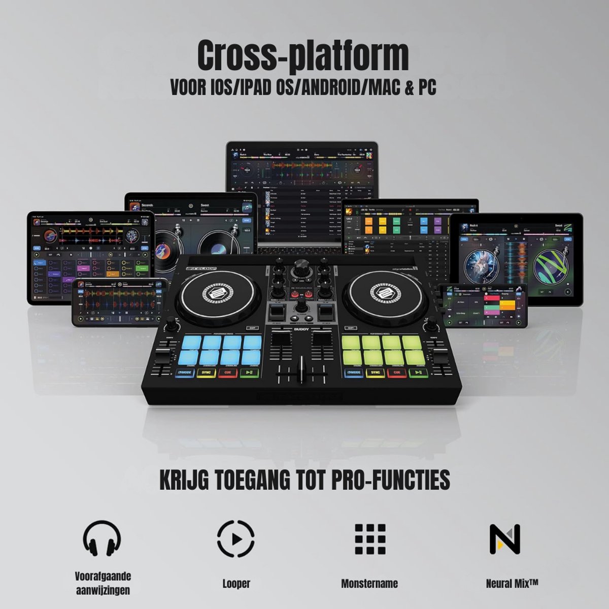 null Core DJ Controller: compacte 2-kanaals controller met Neural Mix thumbnail 2
