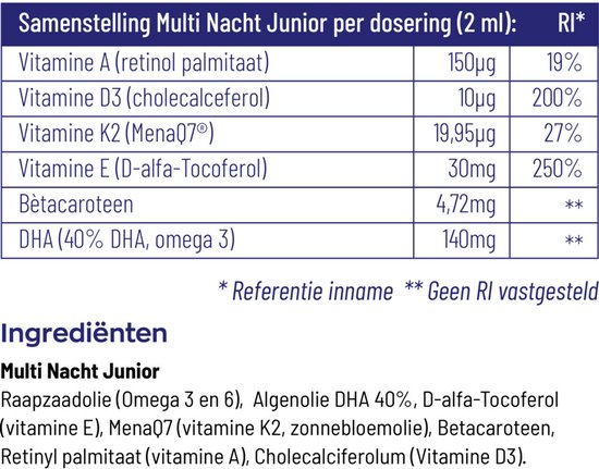 Vitakruid Multi Dag & Nacht Junior -