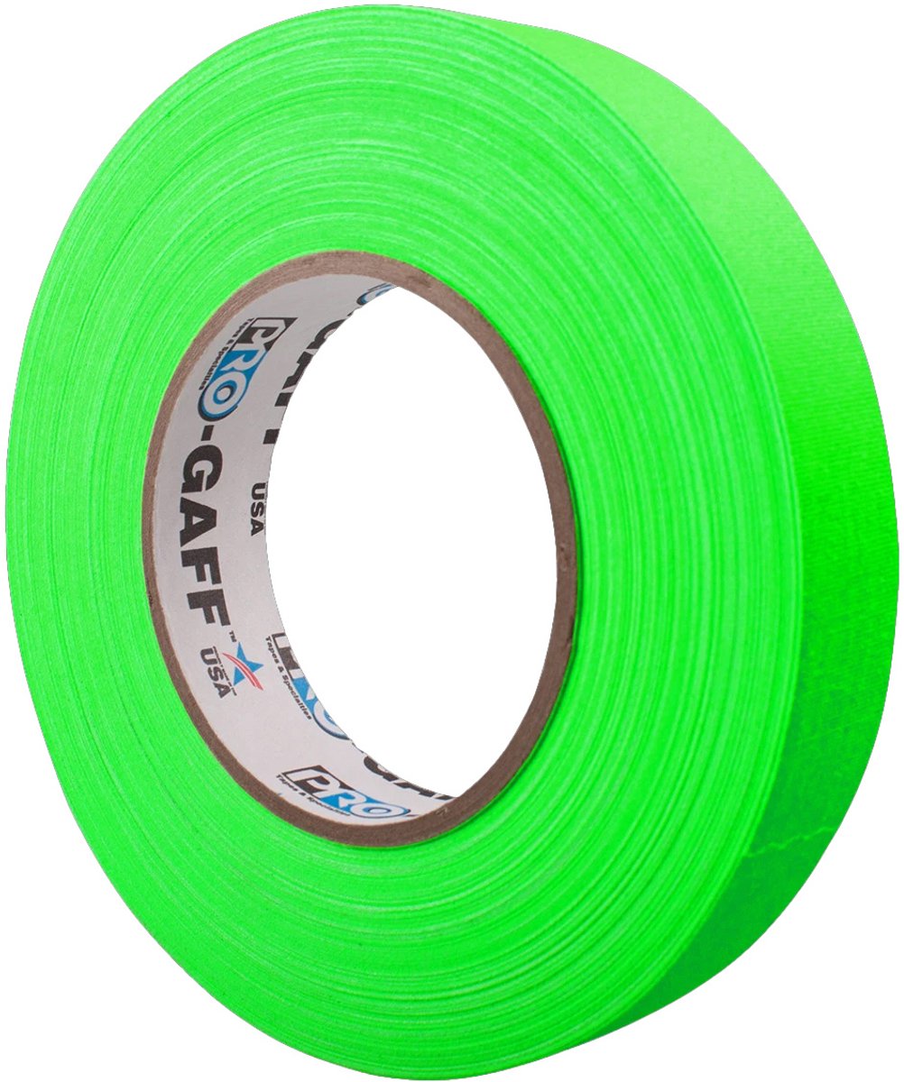 Pro Tapes Pro Gaff Fluor Gaffa Tape 24mm x 45m Groen