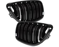 MODECAR - Grille BMW 2 Serie - Zwart Glanzend - Dubbele Staven