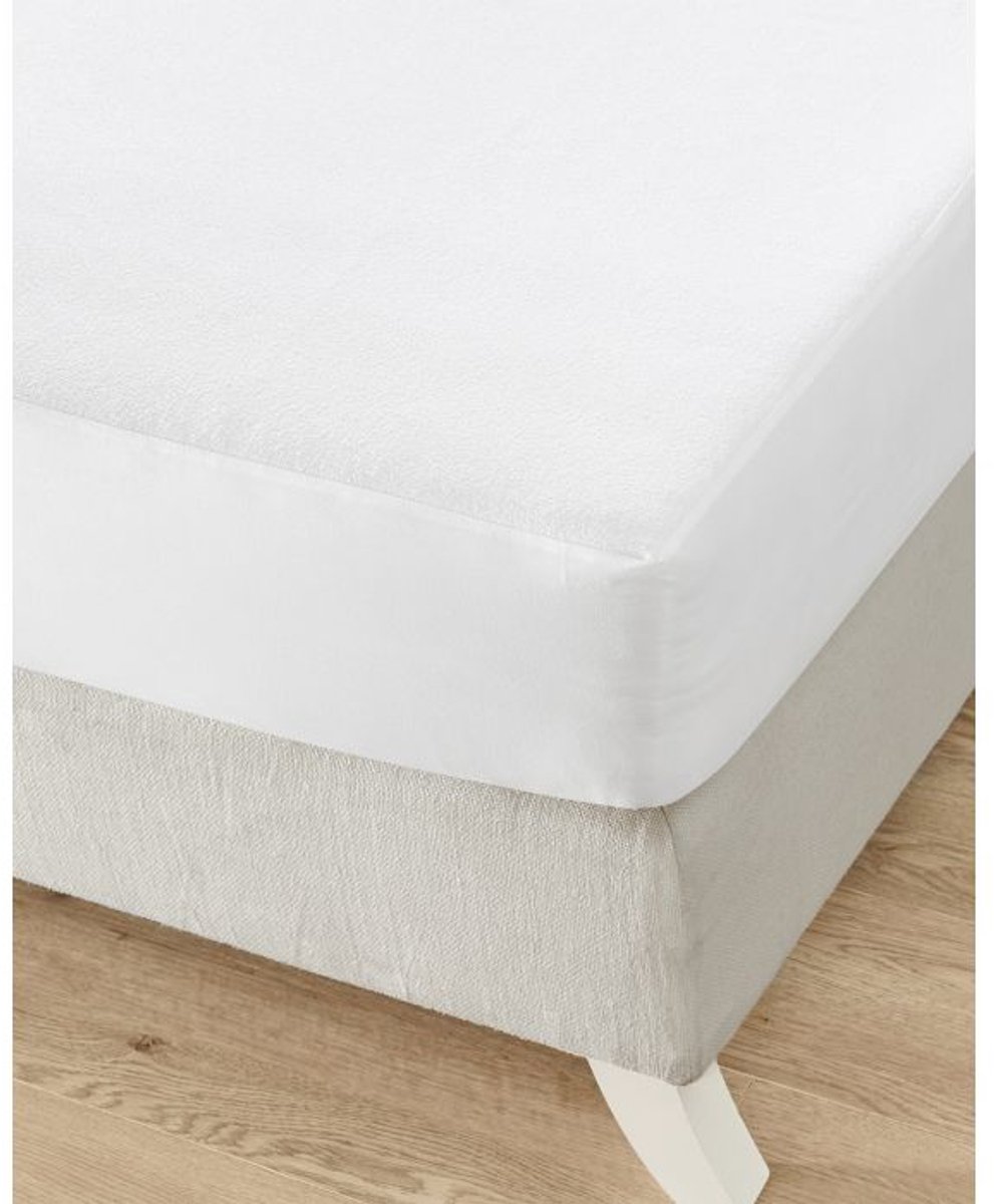 Mistral Home - MATRASBESCHERMER - waterdicht pu - 180 x 210 x 40 cm - effen kleur - wit