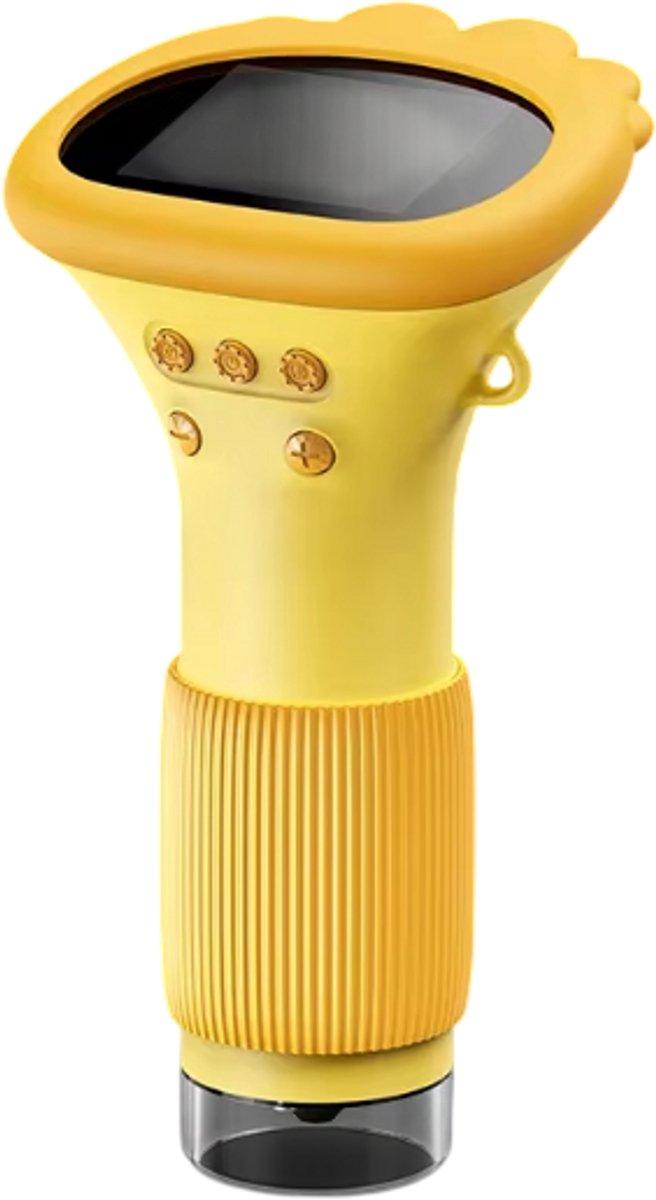 Kinder Microscoop 1000x Vergroting – 200 Megapixel Microscoop met LED – Geel – Foto- en Videofunctie – Educatief Wetenschap Speelgoed voor Kinderen – Leren en Ontdekken