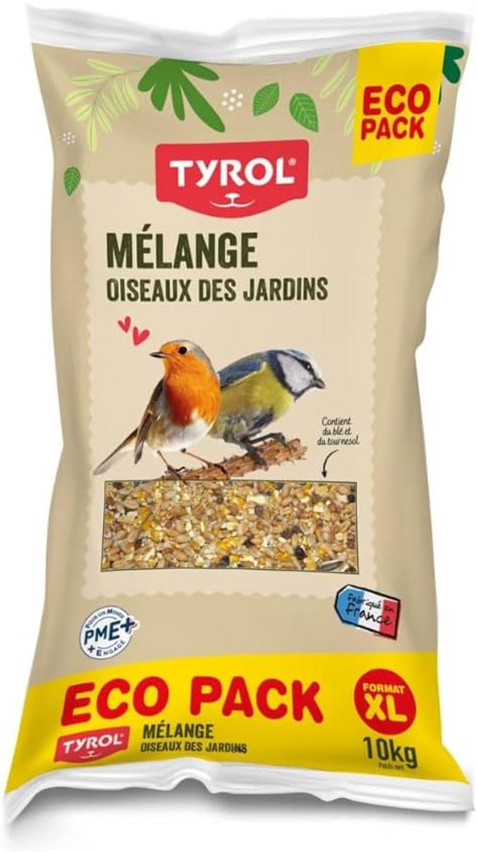 Eiwitrijke Vogelvoer Mix voor Tuinvogels - 10 KG