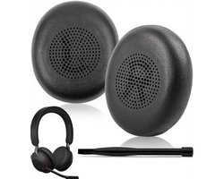 Set Oorkussens voor Jabra Koptelefoon - Elite 45h Oorkussen - Elite 45h/Evolve2 65/Evolve2 40 - Proteïneleer met Traagschuim