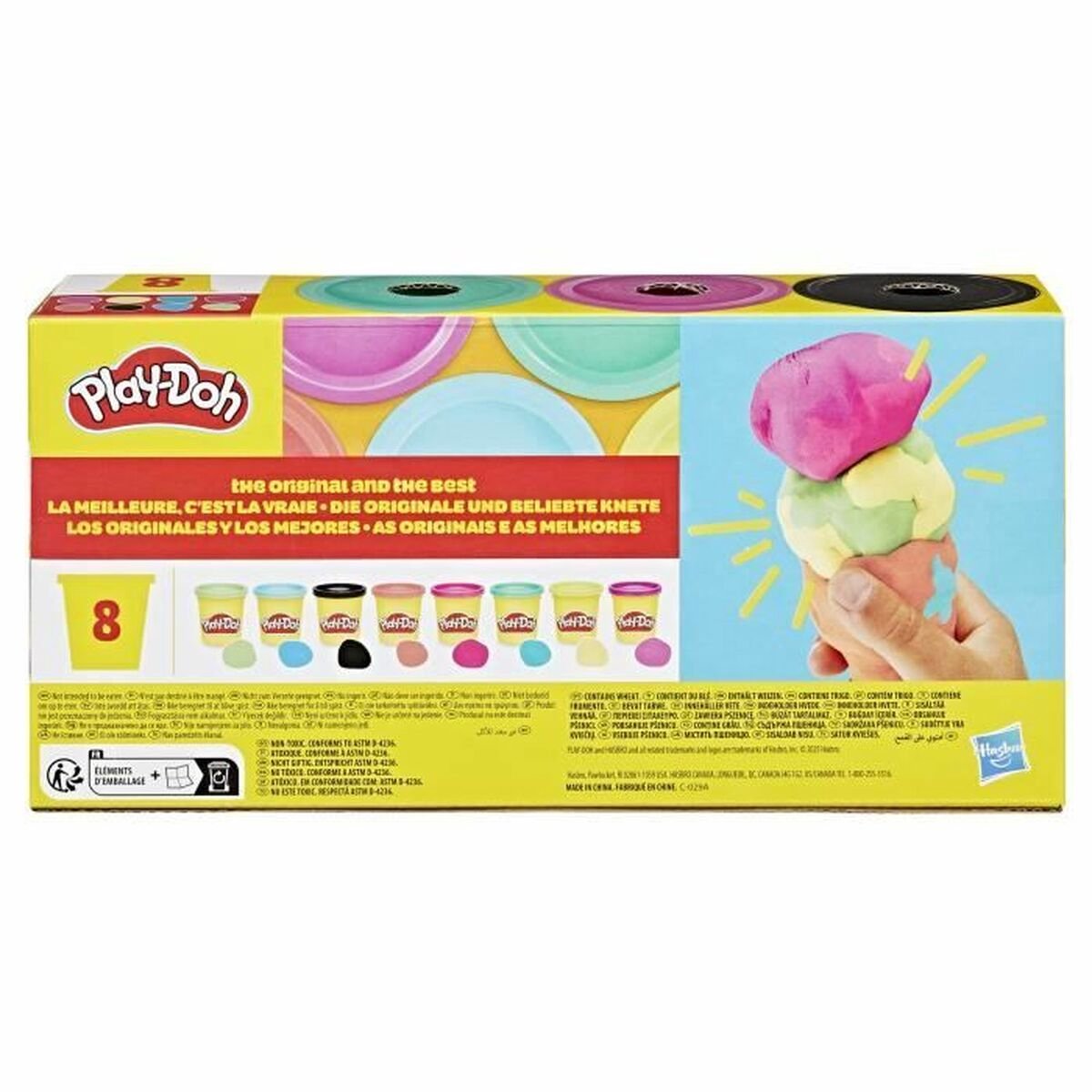 Play-Doh 8 Pack - Boetseerklei - Felle Kleuren — afbeelding 7