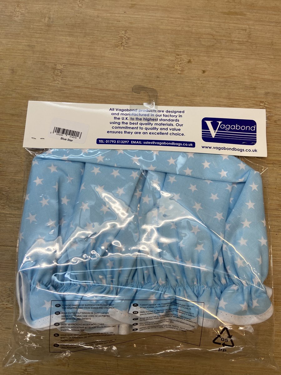 Vagabond Traditionele Engelse Douchemuts blue star