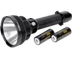 Sofirn LED-zaklamp, SP70 krachtige zaklamp 5500 lumen, XHP70.2 LED met batterij voor kamperen, wandelen en vissen