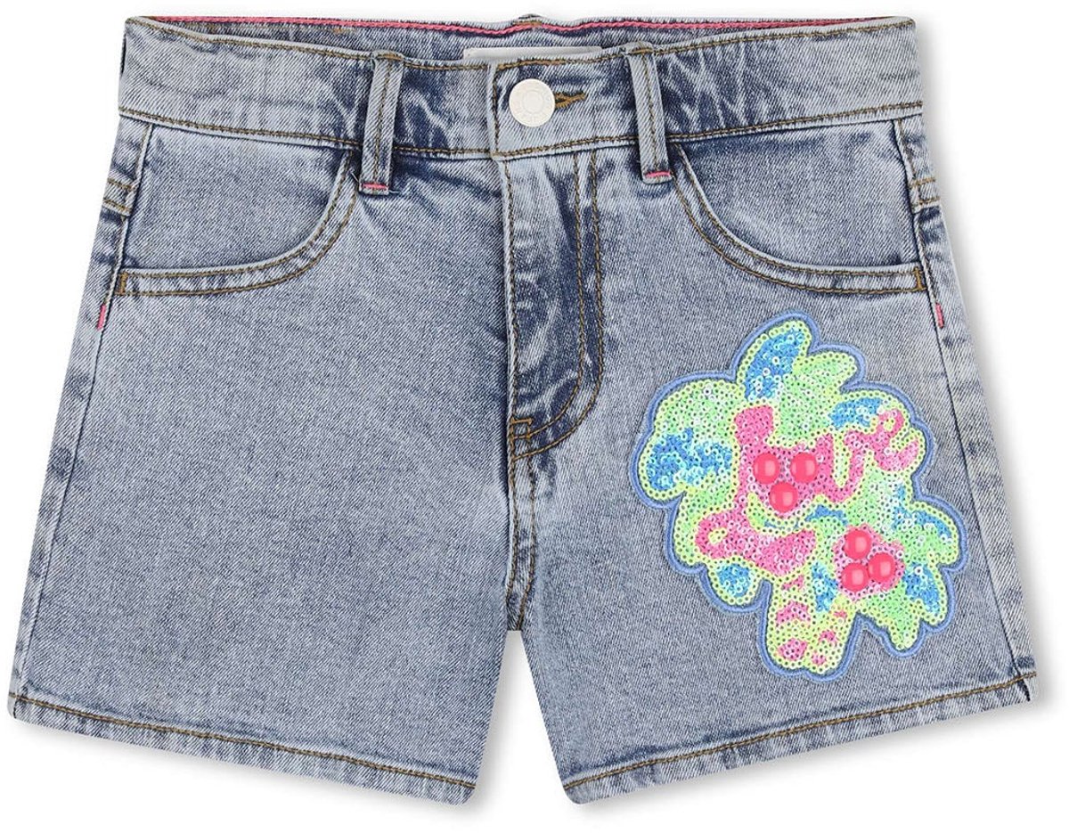 Billieblush - Denim Short fancy - Blue - Maat 140
