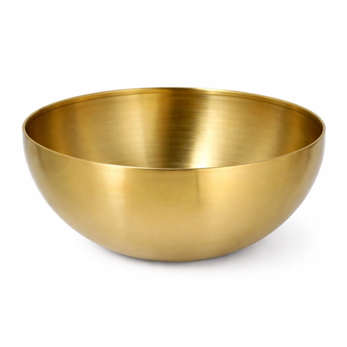 Serveer Kom Bowl – RVS – Goud – Large – Ø 20 x H9 cm