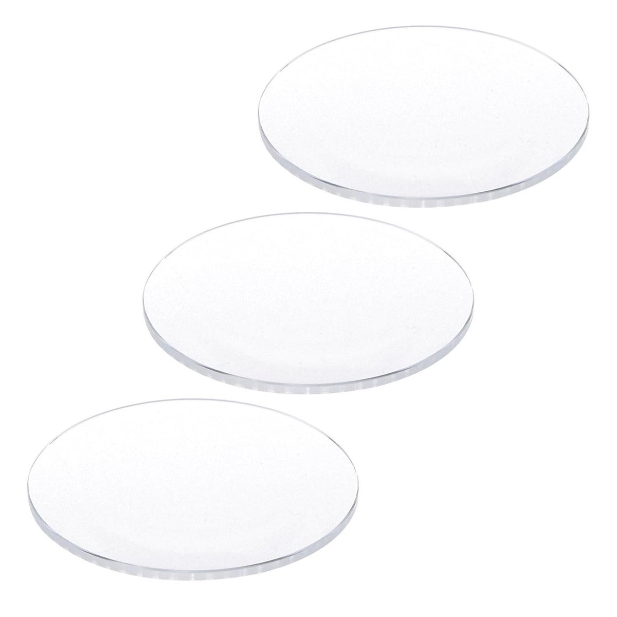 Allecto- Reserveglas horloge - Horloge reparaties - Diameter 35 mm - Kristallen lens - Horlogemaker - Helder - 3 stuks gpointeréseglas 35 mm x 1,5 mm