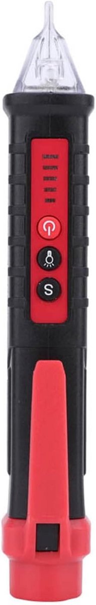 Contactloze Voltage Testpen 48-1000V 12-1000V - Veilige Elektrische Voltage Detector - LED-verlichting - Geluid- en Lichtalarm - CE CAT. III 1000V/CAT. IV 600V - Voor Huishoudelijk en Industrieel Gebruik