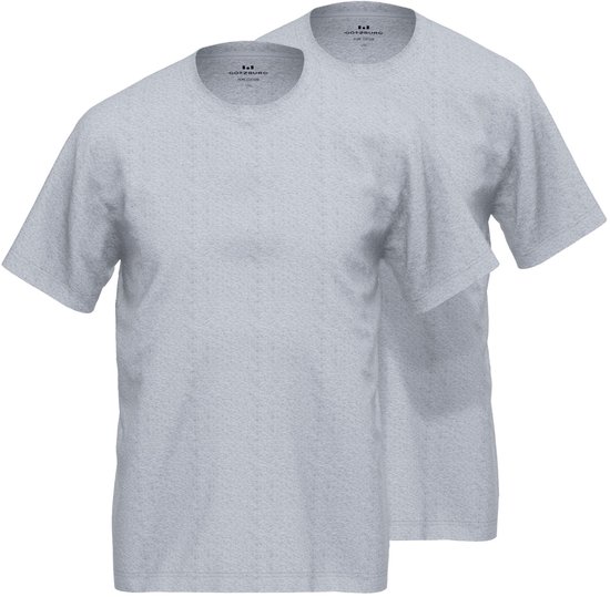 T-shirts homme Gotzburg coupe classique col rond (lot de 2) - gris - Taille : XL