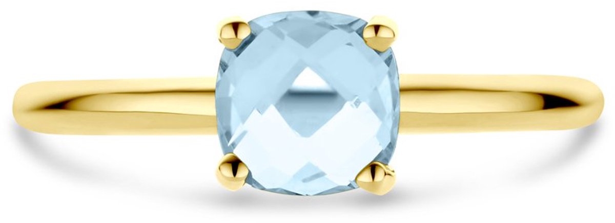 14K Geelgoud Ring Topaas 4030547
