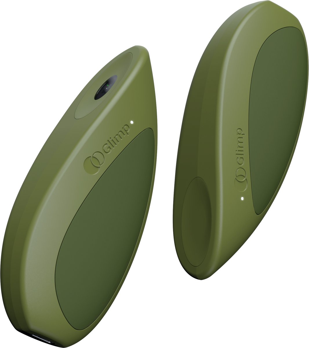 Glimp Pebbles: De slimme ademcoach in je handen - Olive Green