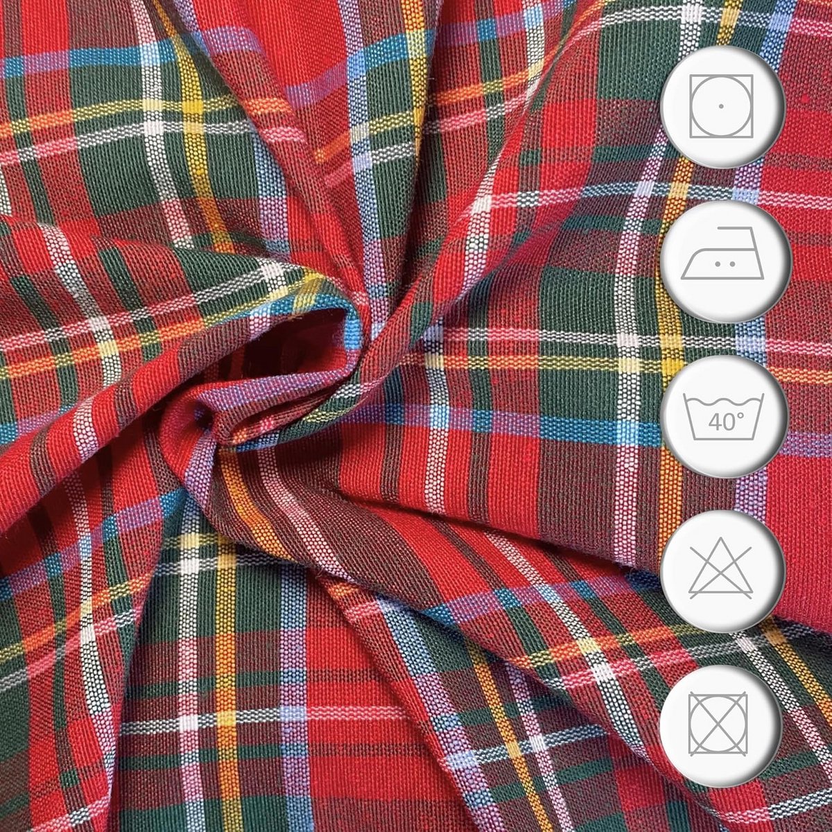 Kersttafelkleed Schotse Stijl Geruit voor Rechthoekige Tafels