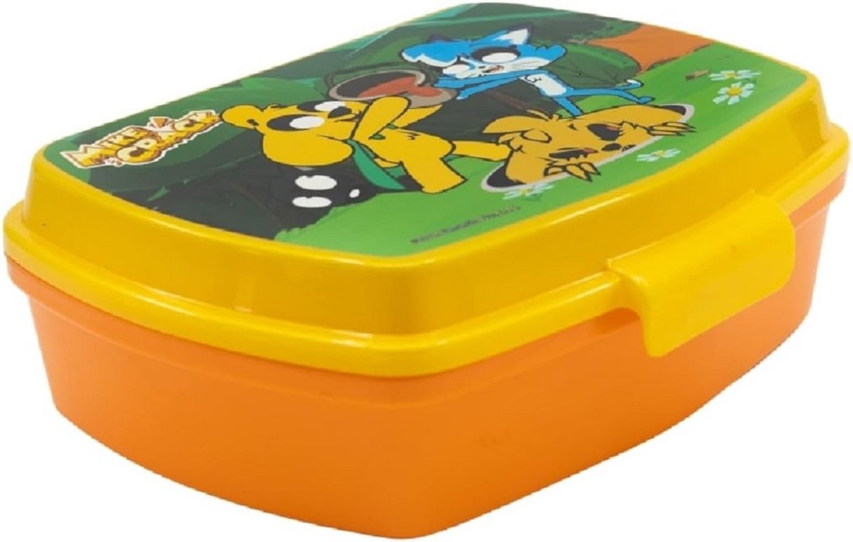 Lunchtrommel en Broodtrommel Set voor School - Kleurrijk en BPA-vrij