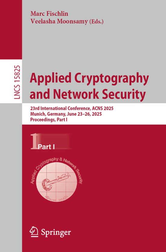Lecture Notes in Computer Science15825- Applied Cryptography ... - cover