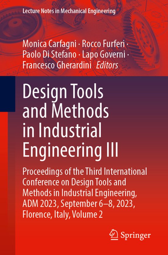 Lecture Notes in Mechanical Engineering- Design Tools and Me ... - cover