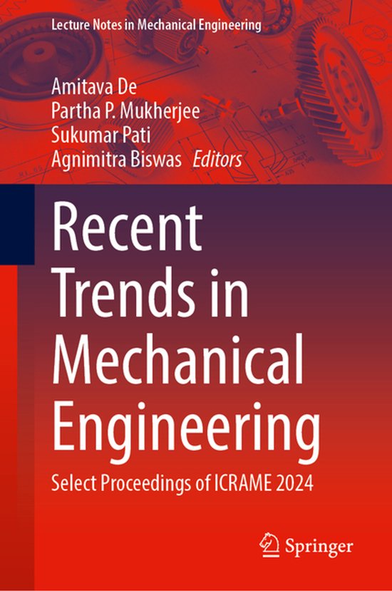 Lecture Notes in Mechanical Engineering- Recent Trends in Me ... - cover
