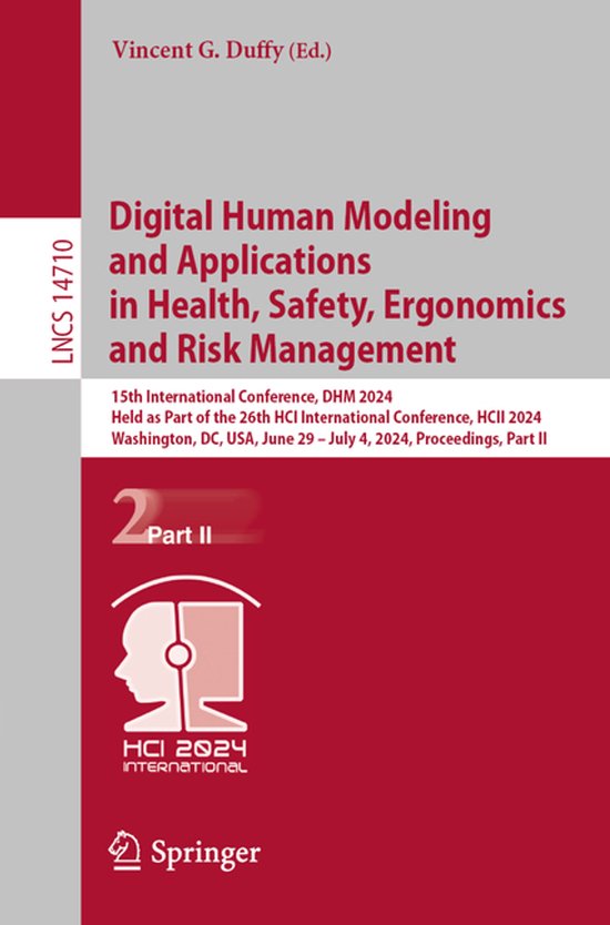 Lecture Notes in Computer Science14710- Digital Human Modeli ... - cover