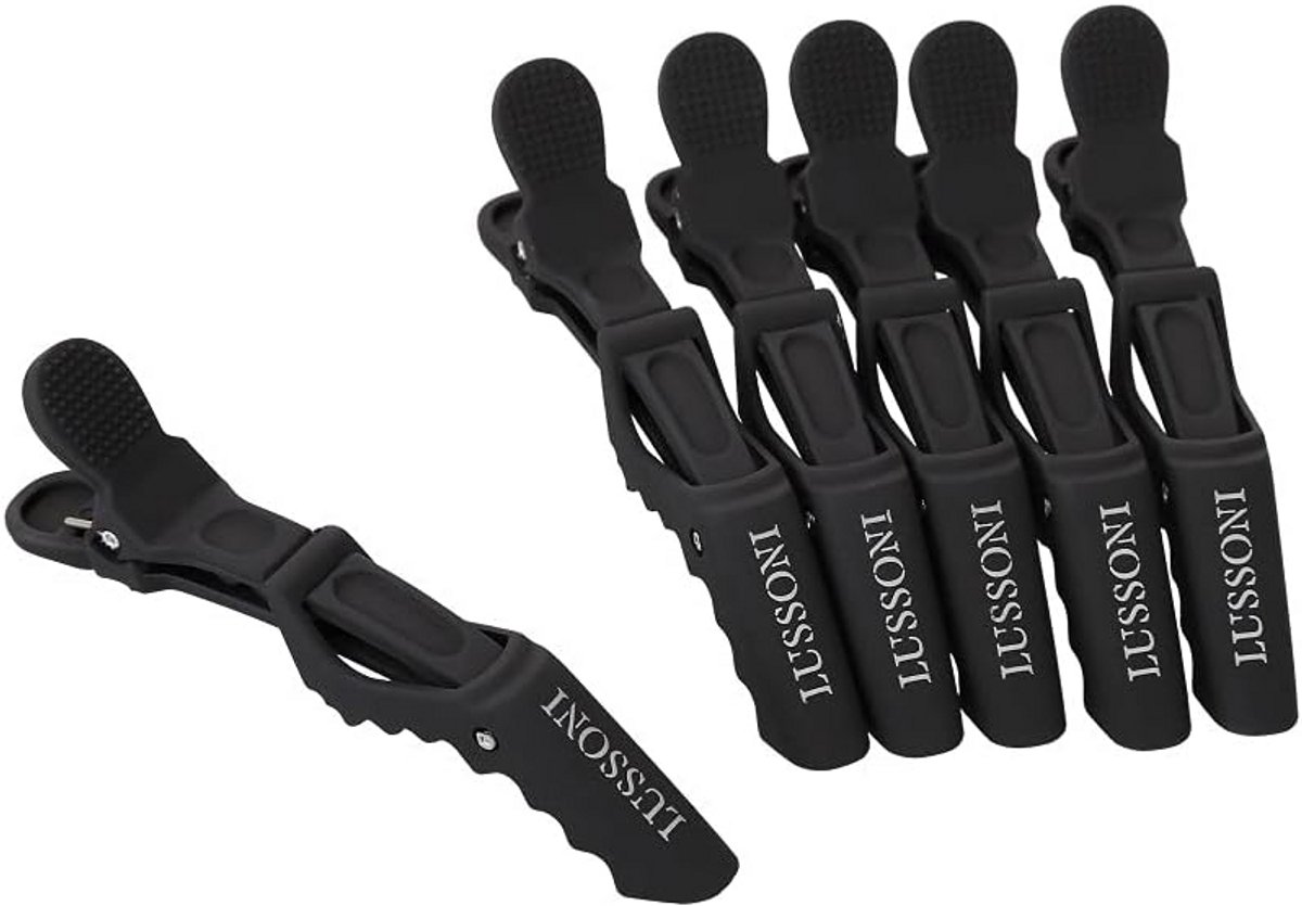 Professionele Haarclips Krokodillenstijl - 6 Stuks voor Knippen en Verven