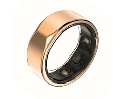 Kuno Ring 2 – Smart Ring – Slaapmonitor – Hartslag & Activiteitentracker – Stappen & Calorieën Meten – Zonder Abonnement – Waterbestendig – Goud – Maat 10