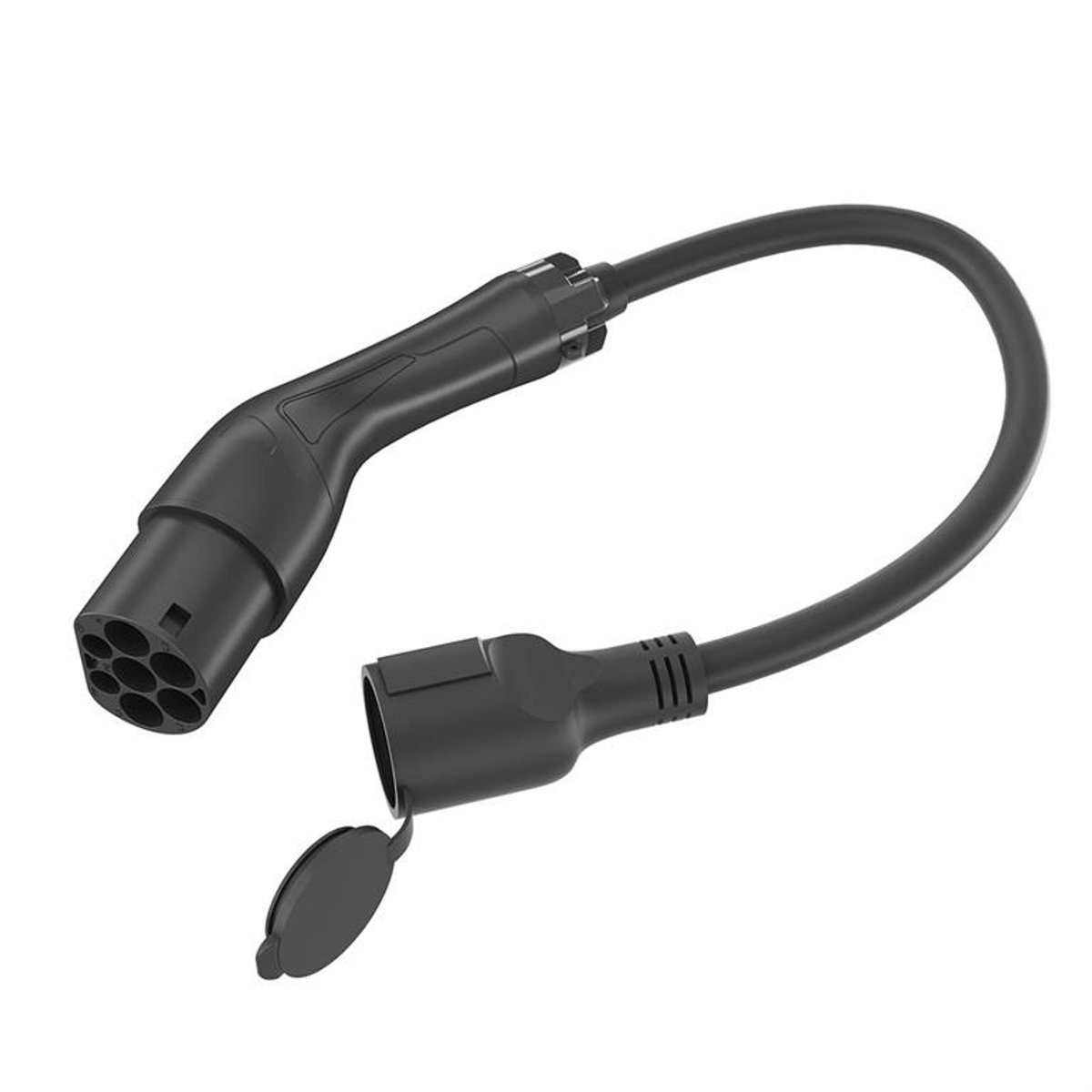 Energenie Type 2 naar Scuko laadadapterkabel - 50cm - 1 fase 16A - autolaadkabel - opladen electrische auto/brtommer/fiets/golfkar/motor