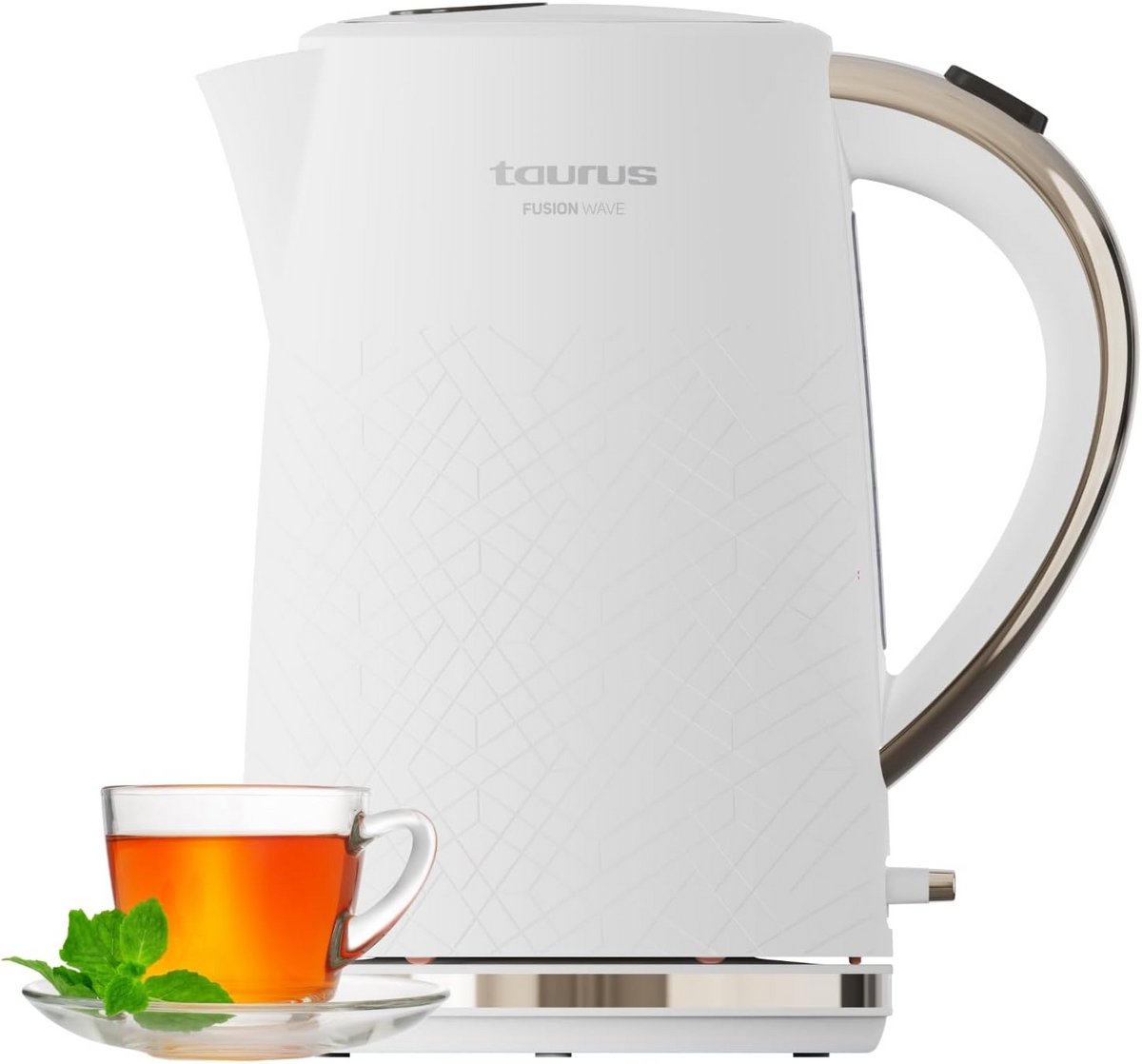 Krachtige Waterkoker 1.7L met 360° Draaibare Basis en Kalkfilter