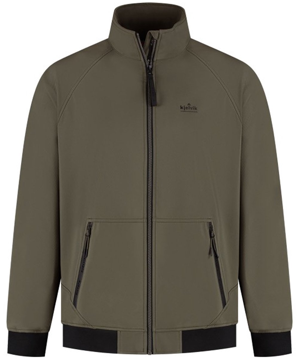 Kjelvik Jas Dion – softshell zomer Groen