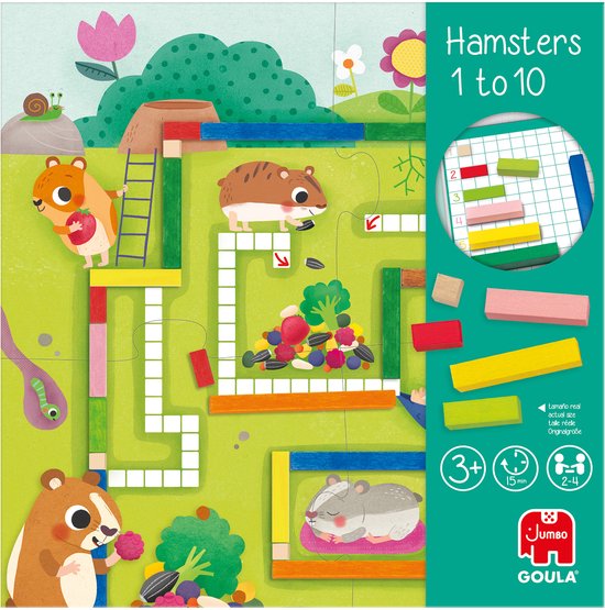 Jumbo - Goula - Hamsters 1 tot 10 Educatief Rekenspel van Merkloos — afbeelding 5