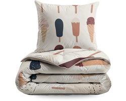 Zelesta Pure Kids Katoenen kinderdekbed zonder overtrek - Wasbaar dekbed - Met vaste overtrek - Gelato - 140x200cm