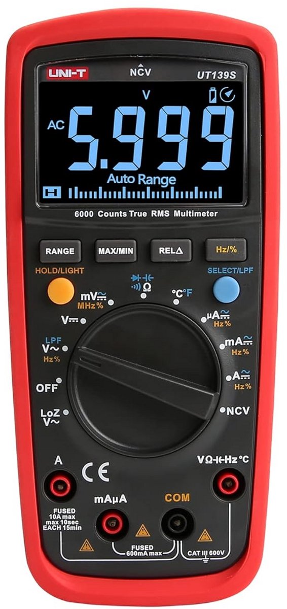 Digitale Universele Multimeter met True RMS en LCD Display