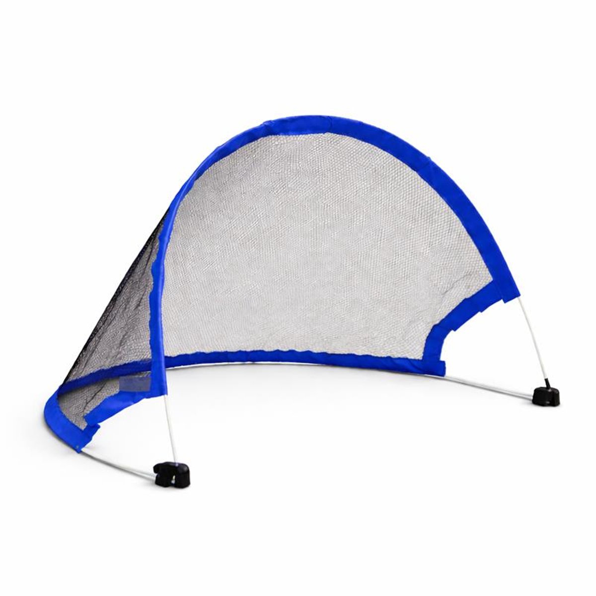 Eddy Toys Strand Voetbaldoel Set 2 Stuks - Strandvoetbal Doel met Draagtas en Haringen - Beach Football Goal Pop-Up - Voetbaldoel Strand voor Kinderen - Rood of Blauw 1 willekeurige set