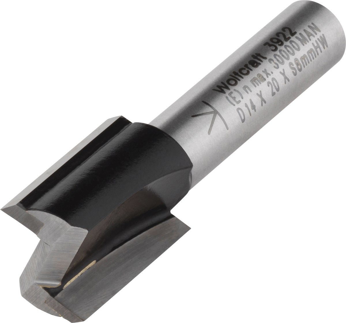wolfcraft - Groeffrees 12mm - Frees - 3922000
