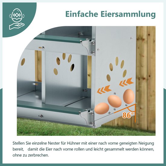 Set van 10 kippennestmatten - 30 x 30 cm - Verdikking - Kokosmat - Herbruikbaar - Accessoires ter bescherming van kippenhok en eieren