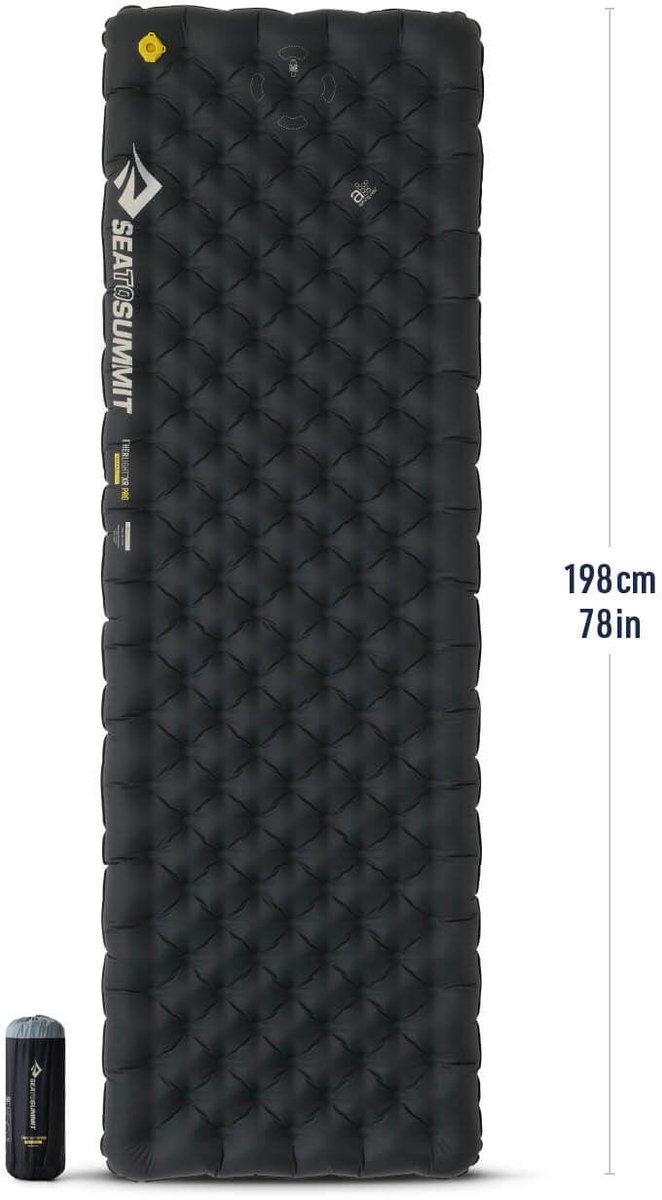 Sea to Summit Ether Light XR Pro Insulated ASC Mat - Large Rectangular Black van Sea to Summit — afbeelding 3