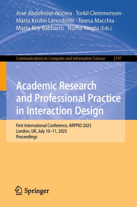 Springer Nature Proceedings Computer Science - Academic Rese ... - cover