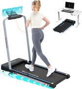 Sportstech Professionele loopband voor thuis tot 20 km/u met app, groot loopvlak met 17% incline tot 150 kg, led (STread Lite zwart